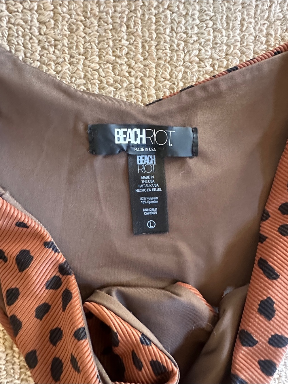 Beach Riot Sport 2 piece never worn - Picture 4 of 6